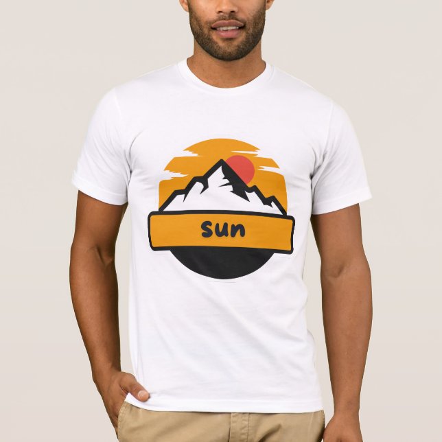 Die abenteuerliche T - Shirt-Designsonne T-Shirt (Vorderseite)