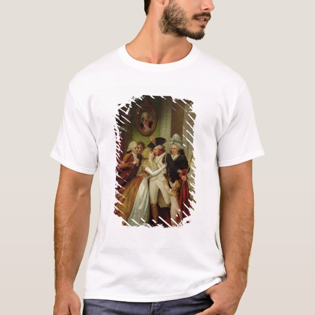 Die Abfahrt der Freiwilligen T-Shirt (Vorderseite)
