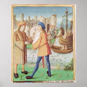 Die Abfahrt von Aeneas Poster