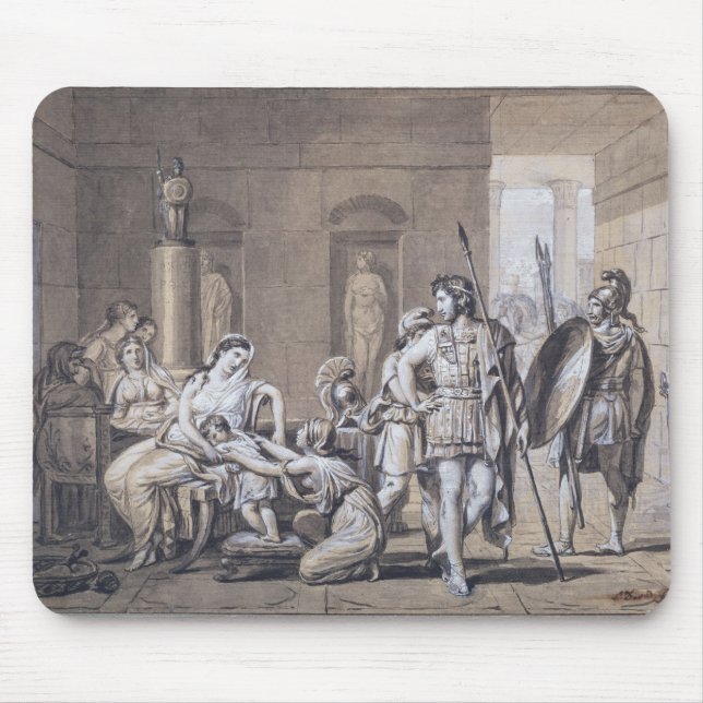 Die Abfahrt von Hector, c.1812 Mousepad (Vorne)