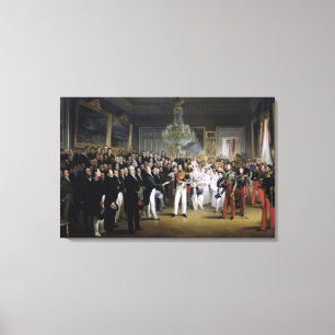 Die Abgeordnetenkammer am Palais Royal Leinwanddruck