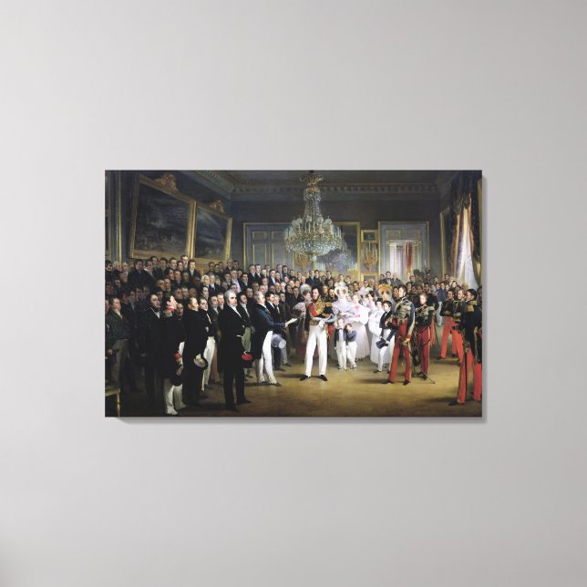 Die Abgeordnetenkammer des Palais Royal Leinwanddruck (Vorderseite)