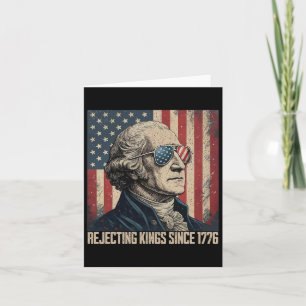 Die Ablehnung von Königen seit 1776 US-Flagge 4. J Karte