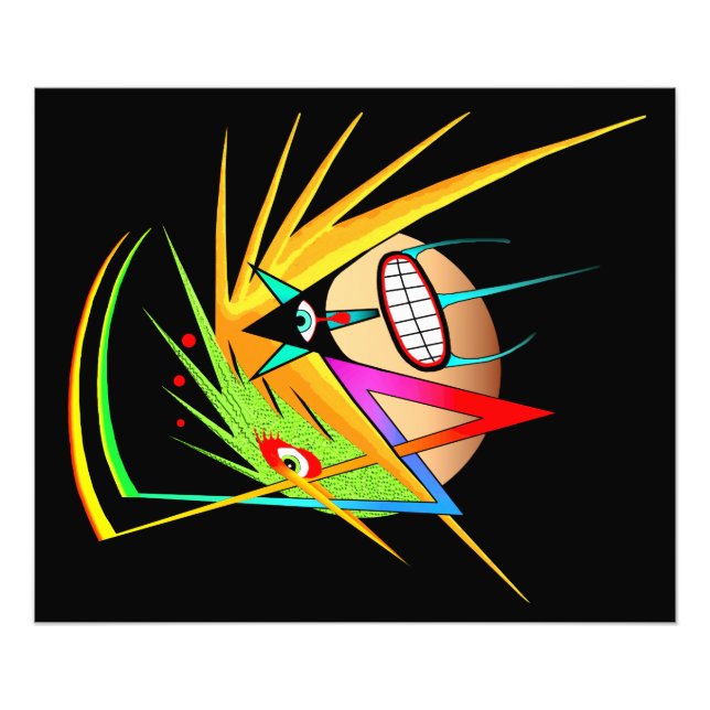 Die Abrechnung II 24" X 20" Fotodruck (Vorne)