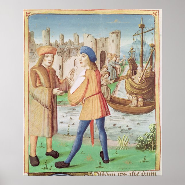 Die Abreise von Aeneas Poster (Vorne)