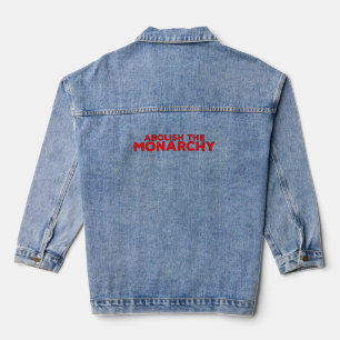 Die Abschaffung der Monarchie Jeansjacke