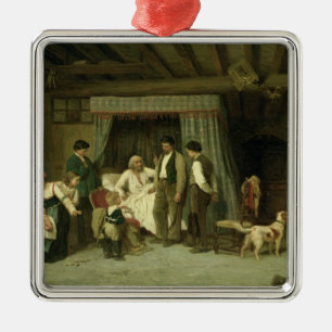 Die abschließende Warnung, 1886 Ornament Aus Metall