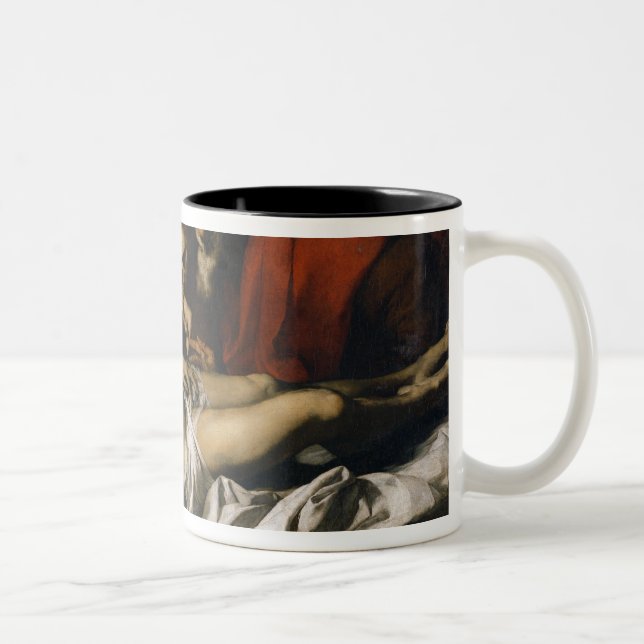 Die Absetzung 2 Zweifarbige Tasse (Rechts)