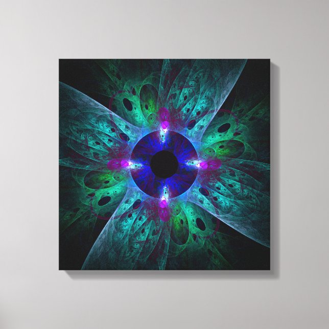 Die Abstrakte Art Quad Leinwand (Vorderseite)