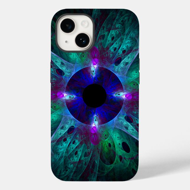 Die Abstrakte Kunst der Augen Case-Mate iPhone 14 Hülle (Rückseite)
