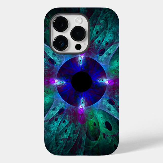 Die Abstrakte Kunst der Augen Case-Mate iPhone 14 Pro Hülle (Rückseite)