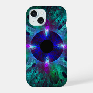 Die Abstrakte Kunst der Augen iPhone 15 Hülle
