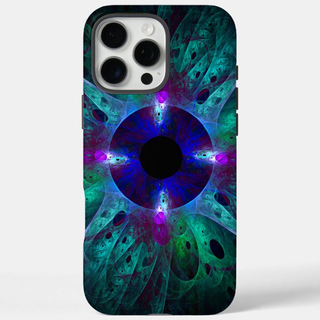 Die Abstrakte Kunst der Augen iPhone 16 Pro Max Hülle (Rückseite)