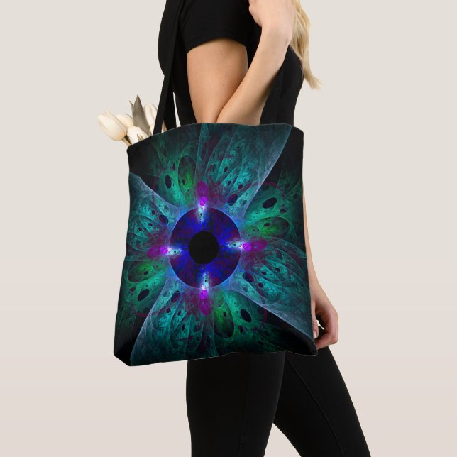 Die Abstrakte Kunst der Augen Tasche (Von Nahem)
