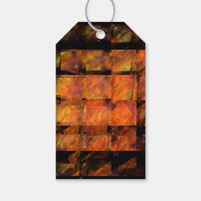 Die Abstrakte Kunst der Mauer Geschenkanhänger (Vorderseite)