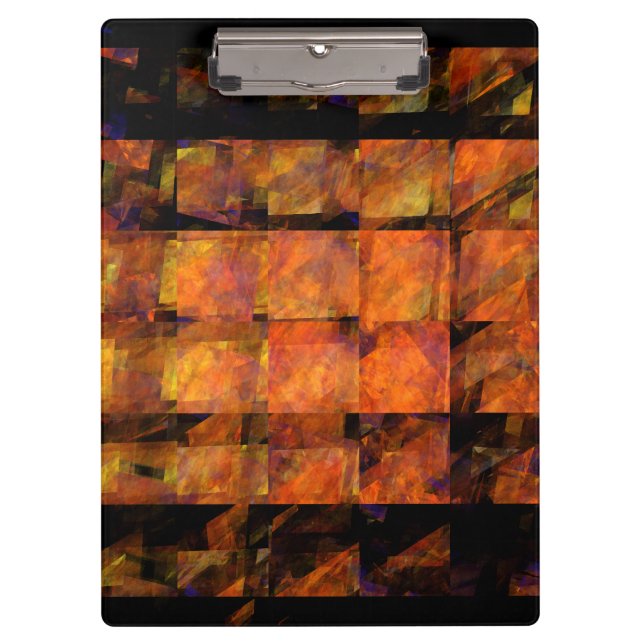 Die Abstrakte Kunst der Mauer Klemmbrett (Vorderseite)