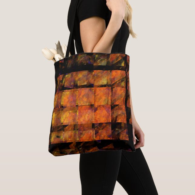 Die Abstrakte Kunst der Mauer Tasche (Von Nahem)