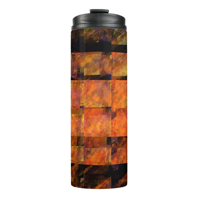 Die Abstrakte Kunst der Mauer Thermosbecher (Vorderseite)