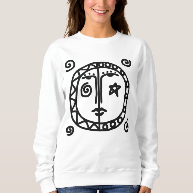 Die Abstrakte Kunst der Menschheit Sweatshirt (Vorderseite)