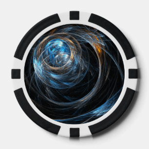 Die Abstrakte Kunst der Welt Pokerchips