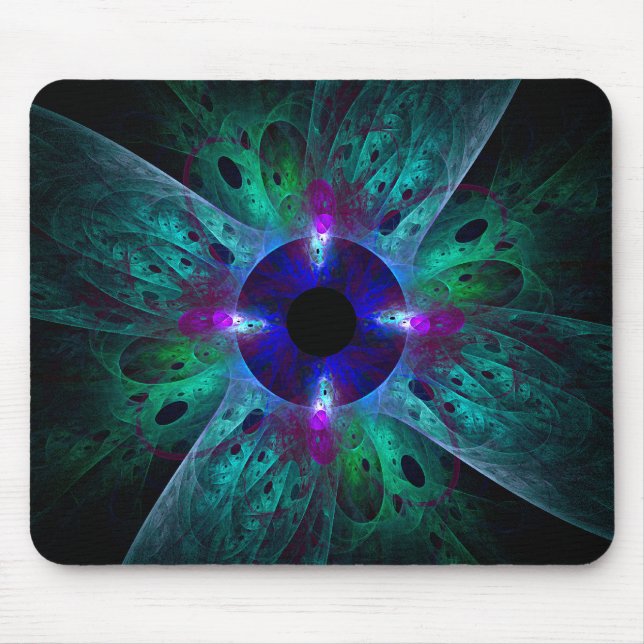 Die Abstrakte Kunstmousepad des Auges Mousepad (Vorne)