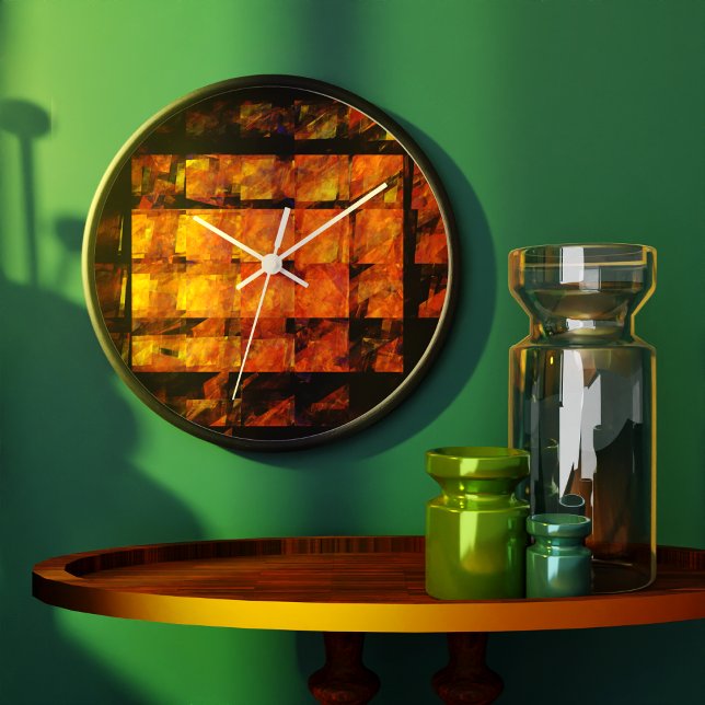 Die Abstrakte Kunstrunde der Mauer Große Wanduhr (The Wall Abstract Art Round Wall Clock)