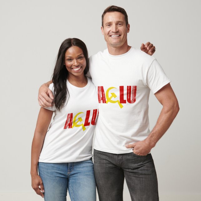 Die ACLU ist kommunistisch Faded.png T-Shirt (Unisex)