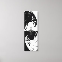 Die "Adlerauge" gesteppte Leinwand drucken