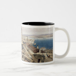 Die Admiralität, Sebastopol, Platte von 'Seat von Zweifarbige Tasse