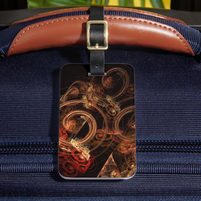 Die Adresse "Sound Abstrakte Art" Gepäckanhänger (Vorderseite Insitu 2)