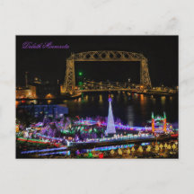 Die Aerial Lift Bridge und Bentleyville Minnesota