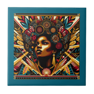 Die afrikanische Kultur Fliese