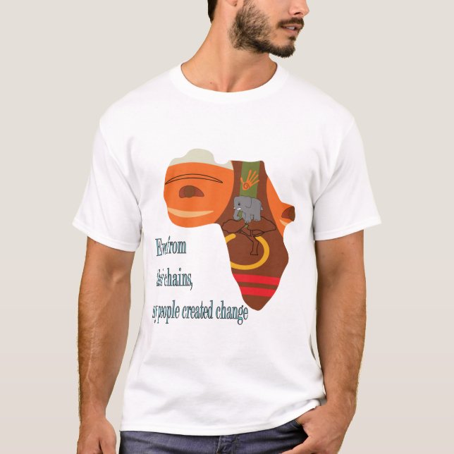 Die afrikanische Kultur T-Shirt (Vorderseite)