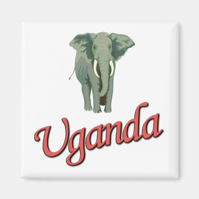 Die afrikanischen Elefantenmagnete Magnet (Vorne)