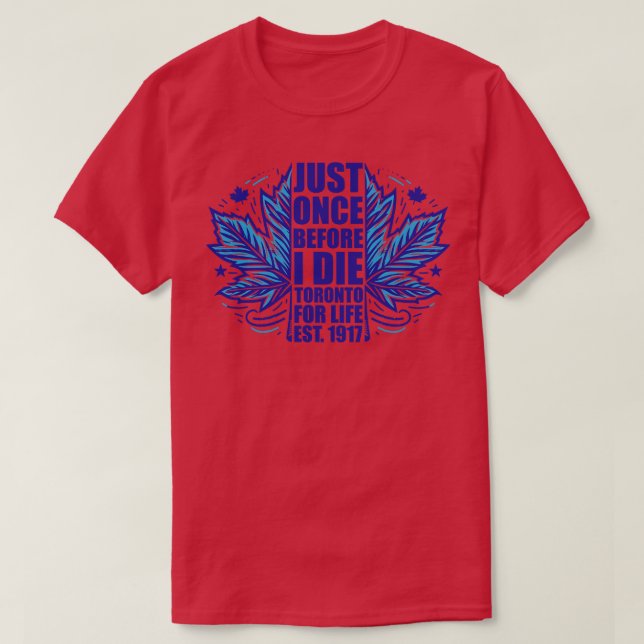 Die Ahornblättern T-Shirt (Design vorne)
