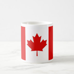Die Ahornblattflagge von Kanada Kaffeetasse