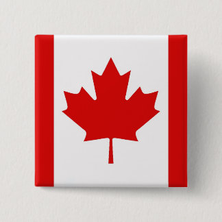 Die Ahornleaf-Flagge Kanadas Button