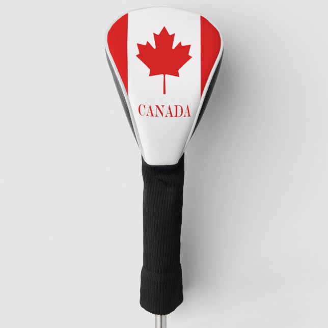 Die Ahornleaf-Flagge Kanadas Golf Headcover (Vorderseite)