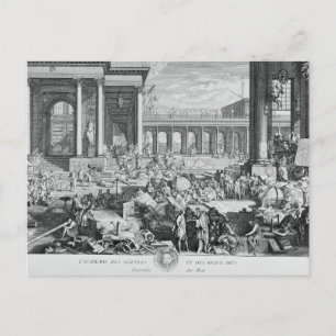 Die Akademie der Wissenschaften und der bildenden Postkarte