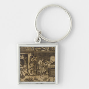 Die Akademie von Baccio Bandinelli, 1547 Schlüsselanhänger