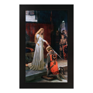 Die Akkolade von Edmund Blair Leighton Fotodruck