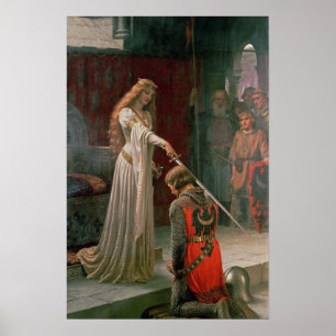 Die Akkolade von Edmund Blair Leighton - Poster