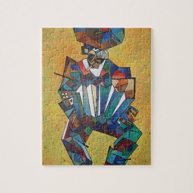 Die akkordionistische Kunst des Kubismus (Vertikal)