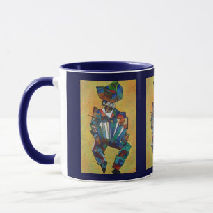 Die akkordionistische Kunst des Kubismus Tasse
