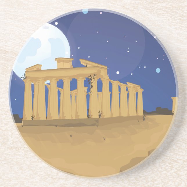 Die Akropolis von Athen Getränkeuntersetzer (Vorne)
