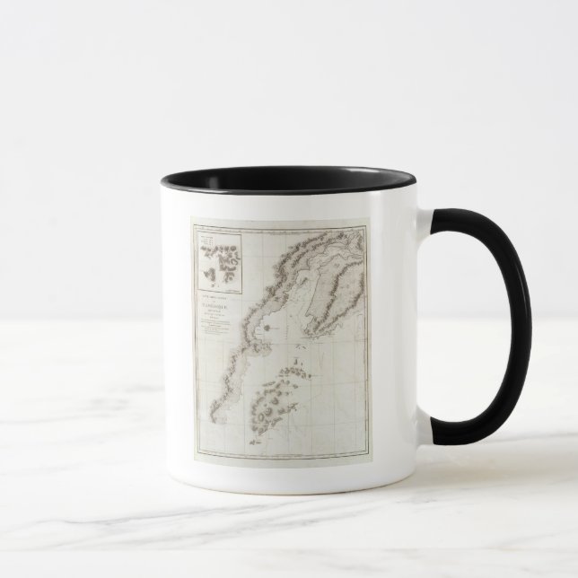 Die Alaska-Halbinsel für den Sound Tasse (Rechts)