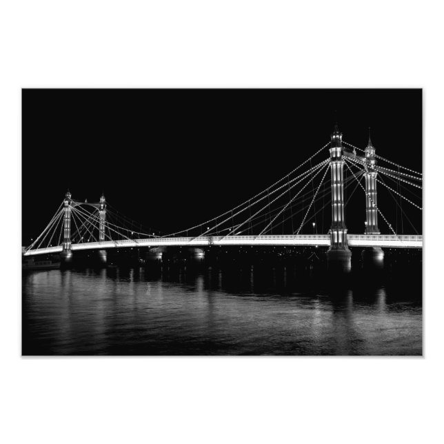 Die Albert Bridge London Fotodruck (Vorne)