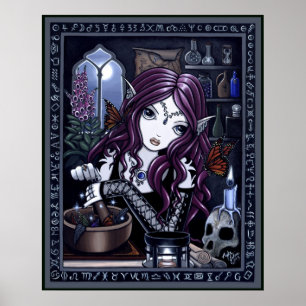 Die Alchemist-gotische Fantasie-Kunst Poster