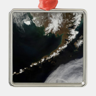 Die Aleuten und die alaskische Halbinsel Silbernes Ornament