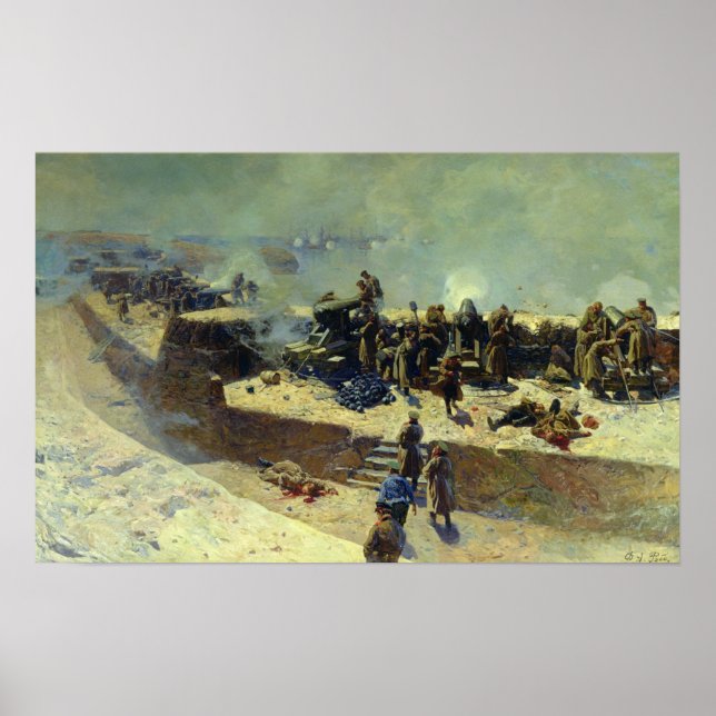 Die Alexander-Batterie attackiert die Poster (Vorne)